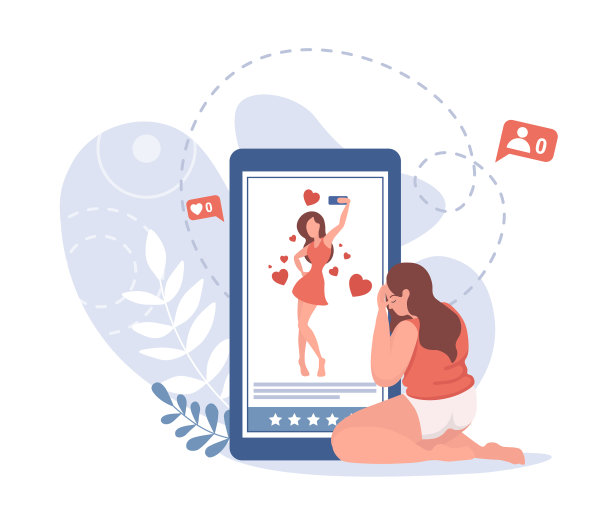 曲线女人看她的瘦照片或照片图片下载