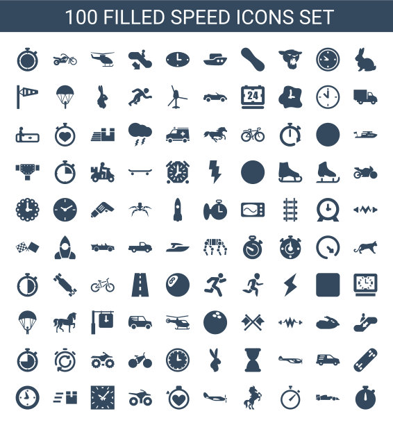 100速度图标图片下载