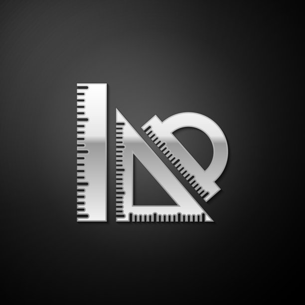 银套直尺三角直尺和量角器图片下载