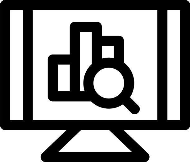 分析孤立的图标或标志符号图片下载