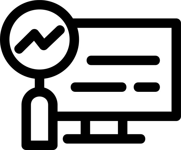 分析孤立的图标或标志符号图片下载