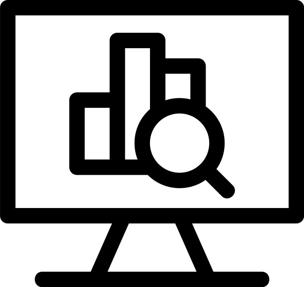 分析孤立的图标或标志符号图片下载