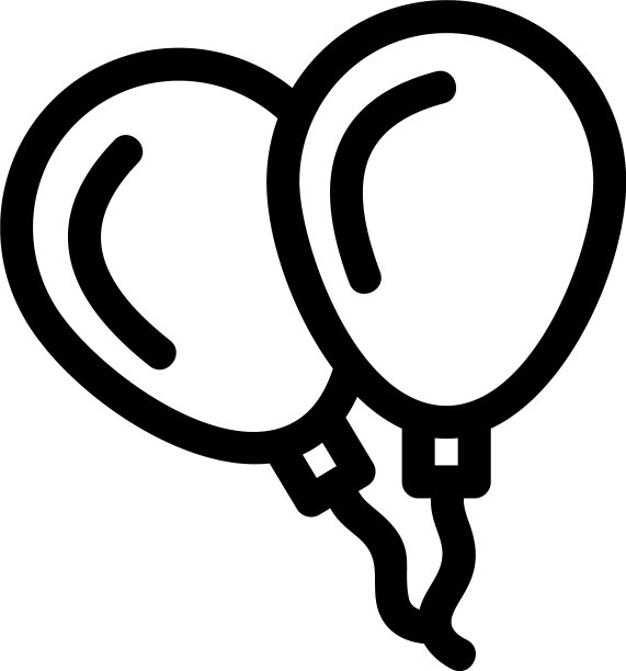 气球图标或标志孤立符号符号图片下载