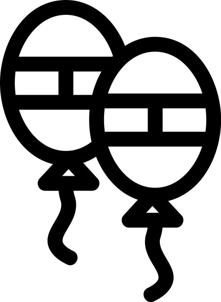 气球图标或标志孤立符号符号图片下载