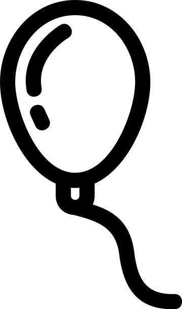 气球图标或标志孤立符号符号图片下载