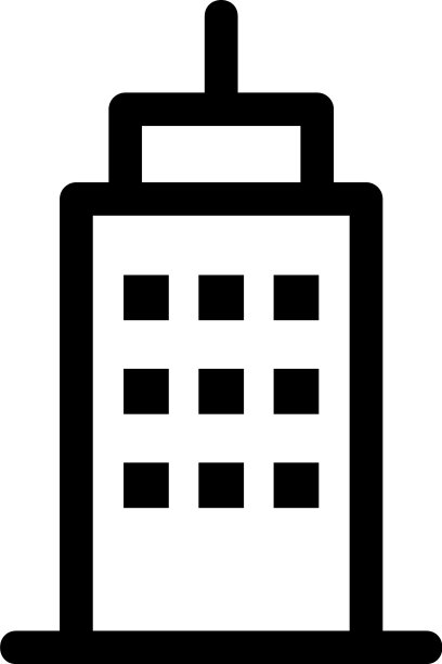 建筑物标志或标志孤立标志符号图片下载