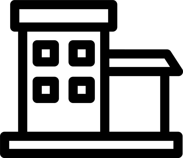 建筑物标志或标志孤立标志符号图片下载