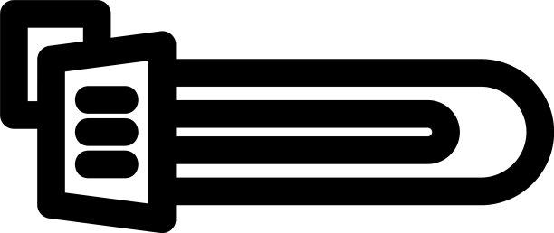 电锯图标或标志孤立的标志符号图片下载