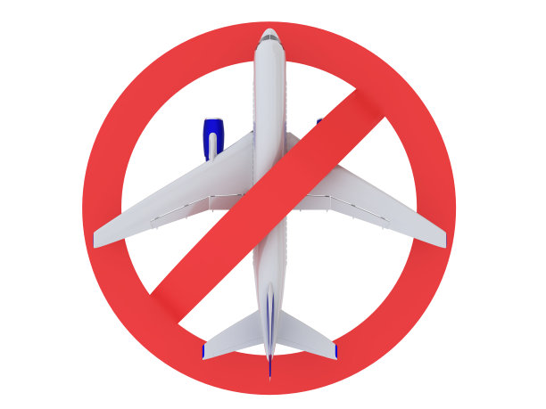 飞机的禁止标志图片下载
