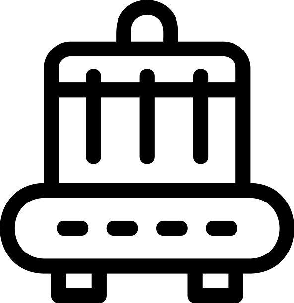 行李标志或标志孤立标志符号图片下载