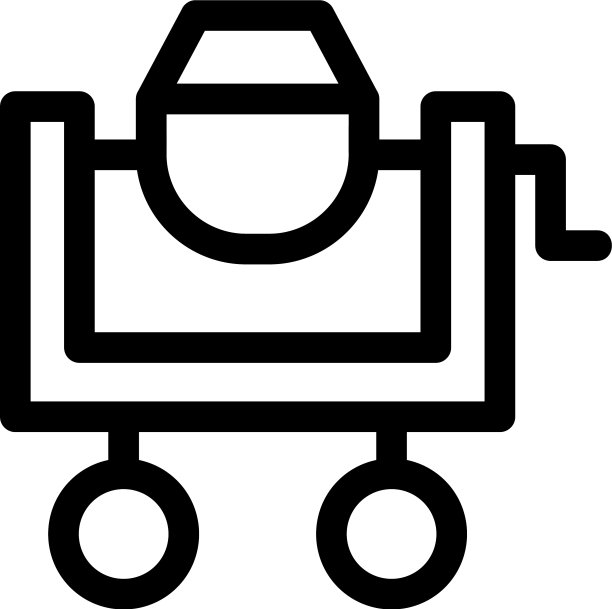 混凝土图标或标志孤立标志符号图片下载