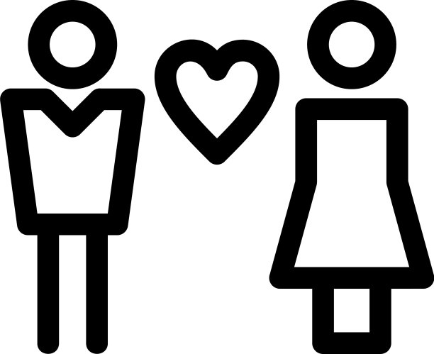 一对图标或标志孤立符号符号图片下载