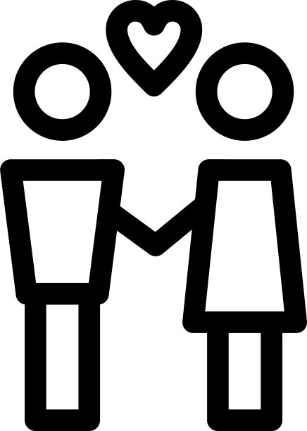 一对图标或标志孤立符号符号图片下载