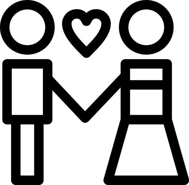 一对图标或标志孤立符号符号图片下载