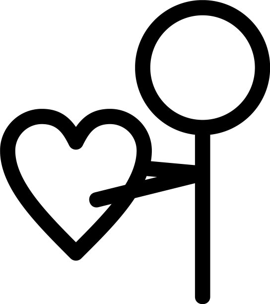 丘比特的图标或标志孤立的标志符号图片下载