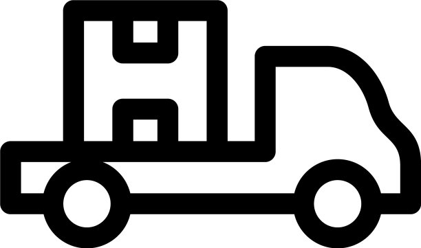 交付图标或标志孤立标志符号图片下载