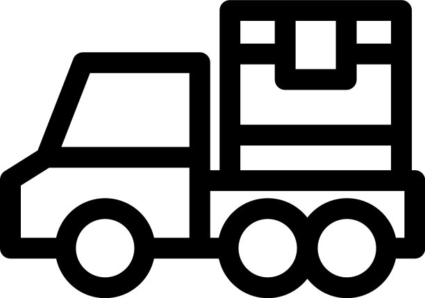 交付图标或标志孤立标志符号图片下载