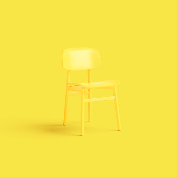 黄颜色的椅子图片下载