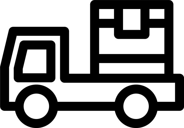 交付图标或标志孤立标志符号图片下载