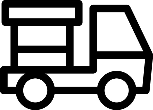 交付图标或标志孤立标志符号图片下载