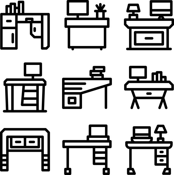 桌面图标或标志孤立标志符号图片下载
