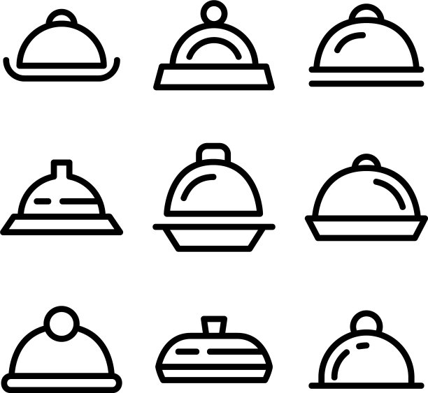 碟形图标或标志孤立标志符号图片下载