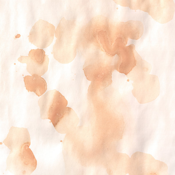 黄色和棕色水彩背景与斑点。图片下载