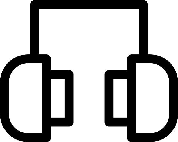 耳机图标或标志孤立符号符号图片下载