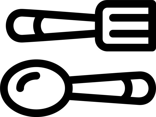 器具图标或标志孤立的标志符号图片下载