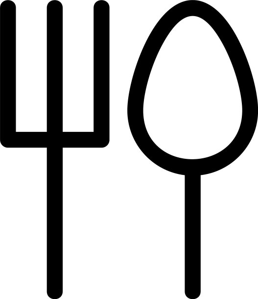 器具图标或标志孤立的标志符号图片下载