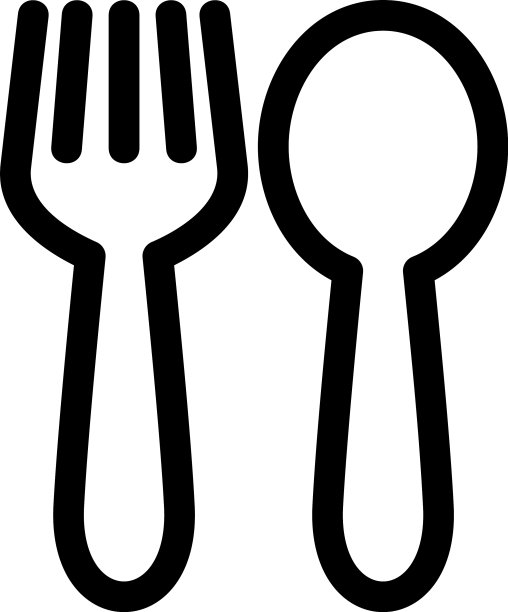 器具图标或标志孤立的标志符号图片下载