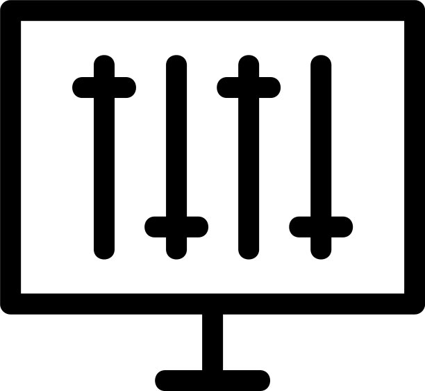均衡器图标或标志隔离标志符号图片下载