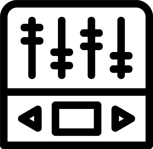 均衡器图标或标志隔离标志符号图片下载