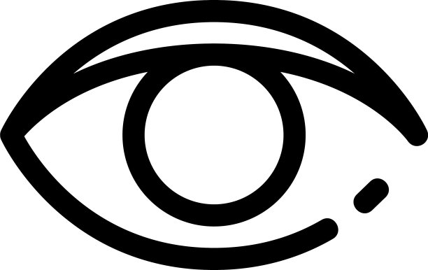 眼睛图标或标志孤立符号符号图片下载