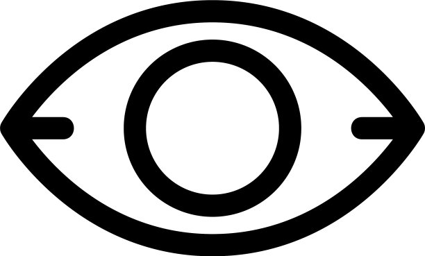 眼睛图标或标志孤立符号符号图片下载