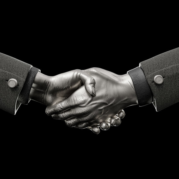 商务人士握手。图片下载