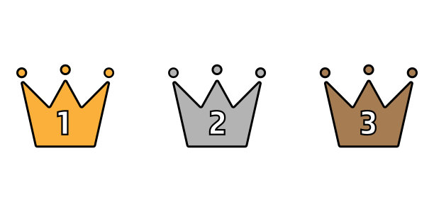 皇冠图标符号的标志，web，应用程序，UI图片下载