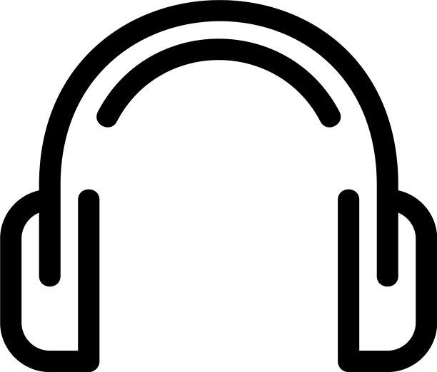 耳机图标或标志孤立符号符号图片下载