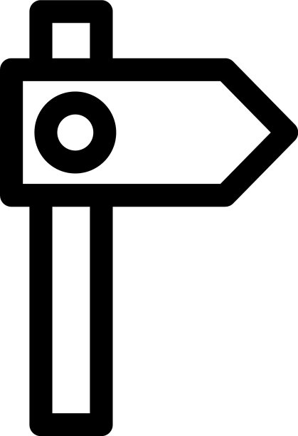 方向图标或标志孤立标志符号图片下载