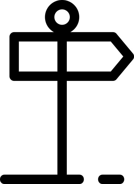 方向图标或标志孤立标志符号图片下载