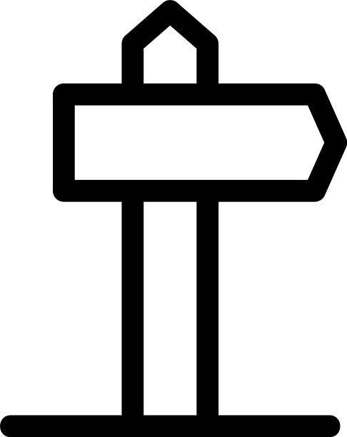 方向图标或标志孤立标志符号图片下载