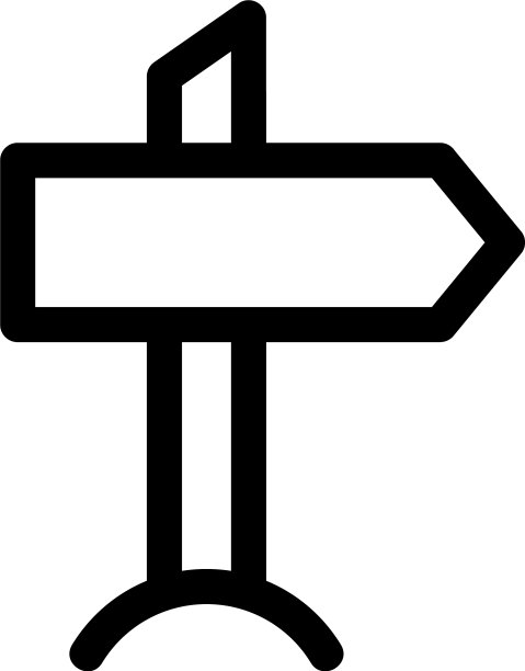 方向图标或标志孤立标志符号图片下载