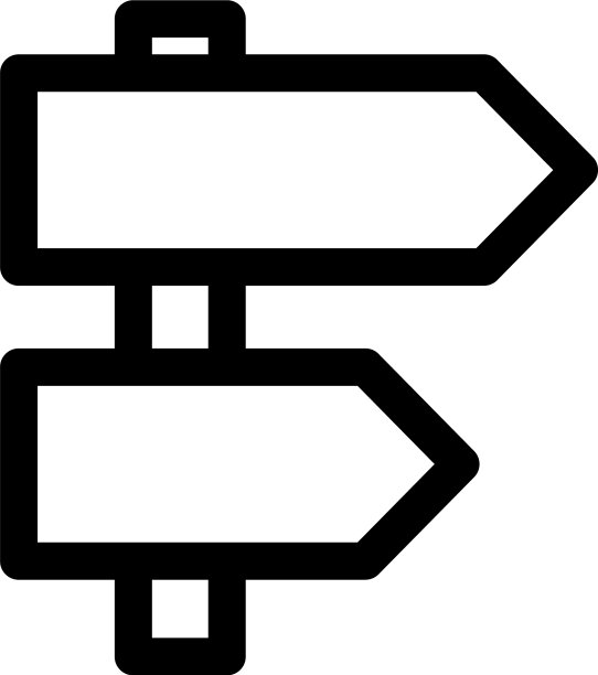 方向图标或标志孤立标志符号图片下载