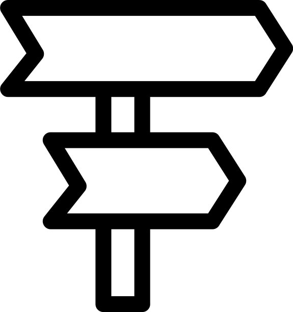 方向图标或标志孤立标志符号图片下载