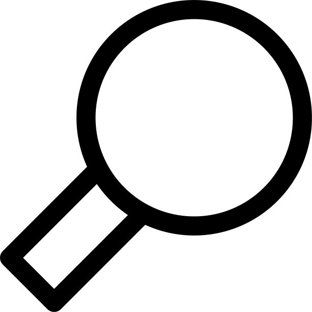 放大镜图标或标志孤立符号符号图片下载