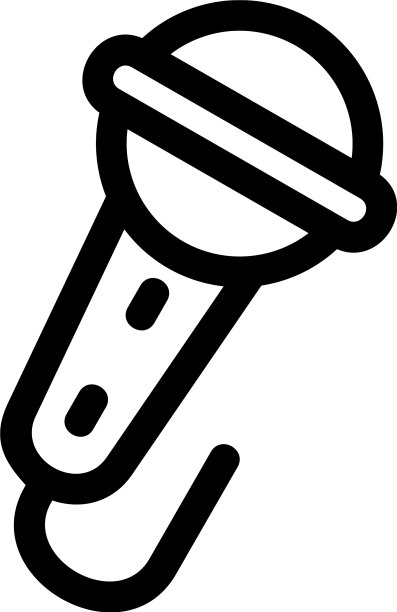 麦克图标或标志孤立标志符号图片下载