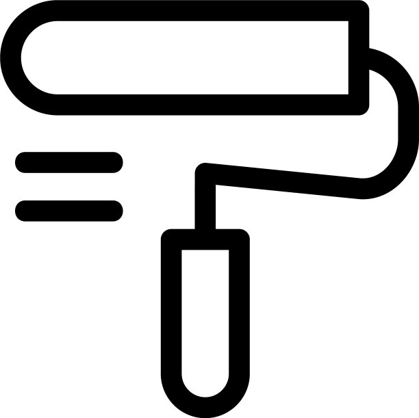 油漆图标或标志孤立标志符号图片下载