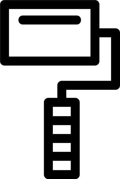 油漆图标或标志孤立标志符号图片下载