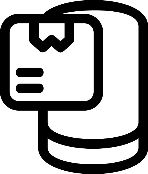 包裹追踪图标或logo独立标志符号图片下载