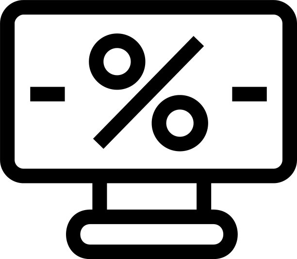 百分比图标或logo独立标志符号图片下载